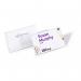 Durable Name Badge 40x75mm with Pin Includes Blank Insert Cards Transparent (Pack 100) - 800819 11419DR