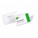 Durable Name Badge 40x75mm with Pin Includes Blank Insert Cards Transparent (Pack 100) - 800819 11419DR