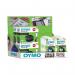 DYMO LetraTag 200B Counter Display Unit (6 Machines with 10 White Paper Tapes and 10 White Plastic Tapes) - 2188202 11430NR