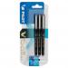 Pilot VBall Liquid Ink Rollerball Pen 0.7mm Tip 0.4mm Line Black (Pack 3) 11445PT