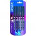 Pilot V5 Hi-Tecpoint Liquid Ink Rollerball Pen 0.5mm Tip 0.3mm Line Black (Pack 5) - 3131910541103 11459PT