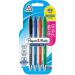 Paper Mate Flexgrip Gel Rollerball Pen 0.7mm Line BlackBlueGreenRed (Pack 4) - 2108216 11463NR