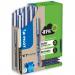 Pilot Begreen V7 Hi-Tecpoint Cartridge System Liquid Ink Rollerball Pen Recycled 0.7mm Tip 0.5mm Line Blue Greenpack (Pack 10+30 Refills) - WLT556268 11515PT