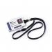 Durable Textile Lanyard with Plastic Clip & Safety Release 10 x 440mm Black (Pack 10) - 811901 11531DR