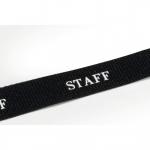 Durable STAFF Textile Lanyard with Snap Hook & Safety Release 20 x 440mm Black (Pack 10) - 823901 11587DR