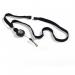 Durable Textile Lanyard with Badge Reel and Spring Hook 10 x 440mm Includes Safety Release Black (Pack 10) - 822301 11601DR