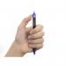 Pilot FriXion Synergy Point Clicker Erasable Retractable Gel Rollerball Pen 0.5mm Tip 0.25mm Line Blue (Pack 12) - PNJ604423 11620PT