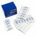 The image is a pack of 150 Wallace Cameron Plasters. They come in assorted sizes and are washproof. The plasters are in a flesh color and are from the Astroplast brand.