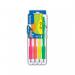 Pilot Set2Go G-207 Retractable Gel Rollerball Pen 0.7mm Tip 0.39mm Line Neon Green/Orange/Pink/Yellow (Pack 4) 11634PT