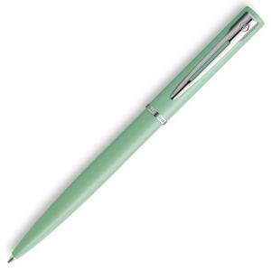 Waterman Allure Ballpoint Pen Pastel GreenChrome Barrel Blue Ink Gift