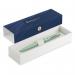 Waterman Allure Ballpoint Pen Pastel GreenChrome Barrel Blue Ink Gift Box - 2105304 11662NR