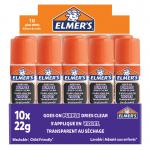 Elmers Glue Stick Dissapearing Purple 22g (Pack 10) - 2136614 11669NR