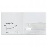 Artverum Magnetic Glass Drywipe Board Super White 2000x1000 - GL225 11696SG