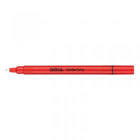 Berol Handwriting Pen 0.6MM Line Black (Pack 5) 2149169 11711NR