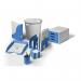 Durable ECO Stackable Letter Tray for Filing A4 Documents 80% Recycled Plastic Blue - 775606 11721DR