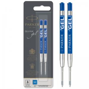 Parker Quink Gel Ink Refill Medium Blue Pack 2 1950364 11732NR