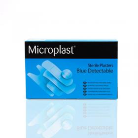 Blue Dot Plasters Blue Detectable Assorted Sizes (Pack 100) - 86931 11740WC