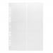 Durable VISIFIX Refill Set for A4 Business Card Album Capacity for 200 Cards Size 57x90 mm Transparent (Pack 10) - 238919 11783DR