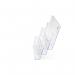 Deflecto Literature Holder 3 Tier A4 Portrait Clear 77301 11807DF