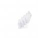 Deflecto Literature Holder 4 Tier A5 Portrait Clear 77901 11821DF