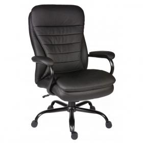 Goliath Heavy Duty Bonded Leather Faced Executive Office Chair Black - B991 11836TK