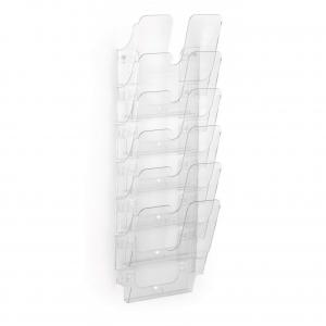 Durable FLEXIPLUS 6 A4 Portrait Literature Holder Wall Mounted