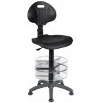 Draughter Labour Pro Deluxe Polyurethane Drafter Chair Black - 99991164 11892TK