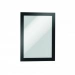 Durable Duraframe Magnetic Display Frame Self Adhesive A5 Black (Pack 2) 487101 11909DR