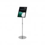 Deflecto A3 Sign Holder with Bevel Magnetic Cover Floor-Standing - Adjustable Portrait & Landscape - 790645 11919DF