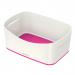 Leitz MyBox WOW Storage Tray White/Pink 52574023 11928AC