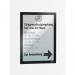 Durable DURAFRAME Self-Adhesive Sign & Document Holder with Magnetic Frame A4 Black (Pack 2) - 487201 11930DR