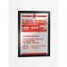 Durable DURAFRAME Self-Adhesive Sign & Document Holder with Magnetic Frame A4 Black (Pack 2) - 487201 11930DR