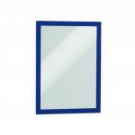 Durable Duraframe Magnetic Display Frame Self Adhesive A4 Blue (Pack 2) 487207 11937DR