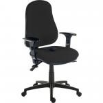 Ergo Comfort Air High Back Fabric Ergonomic Operator Office Chair with Arms Black - 9500AIRBLACK/0270 11983TK