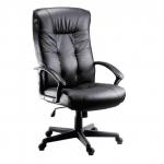 Gloucester High Back Leather Faced Executive Chair Black - 8507 12053TK