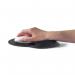 ValueX Durable Ergonomic Non-Slip Mouse Pad with Gel Wrist Support 230x260mm Mat Charcoal - 574858 12084DR