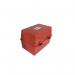 ValueX Deflecto Card Index Box 5x3 inches 127x76mm Red - CP010YTRED 12094DF