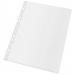 Rexel Recycled Multi Punched Pocket Polyproylene A4 70 Micron Top Opening Clear (Pack 100) 2115702 12117AC