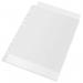 Rexel Recycled Multi Punched Pocket Polyproylene A4 70 Micron Top Opening Clear (Pack 100) 2115702 12117AC