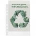 Rexel Multi Punched Recycled Pocket Polypropylene A5 70 Micron Top Opening Clear (Pack 50) 2115703 12124AC