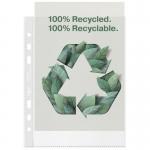 Rexel Multi Punched Recycled Pocket Polypropylene A5 70 Micron Top Opening Clear (Pack 50) 2115703 12124AC