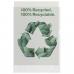 Rexel 100% Recycled A4 Folders Embossed Extra Strong Polypropylene 100 Micron (Pack 100) 2115704 12131AC