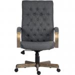 Warwick Fabric Executive Office Chair Grey - 6993 12144TK