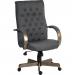 Warwick Fabric Executive Office Chair Grey - 6993 12144TK