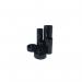 ValueX Deflecto Tube Tidy 6 Compartments Black - CP018YTBLK 12157DF