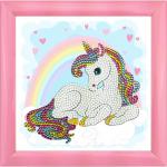 Crystal Art Unicorn Rainbow 16 x 16cm Frameable Kit CAFBL-4 12188CB
