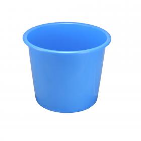 ValueX Deflecto Waste Bin Plastic Round 14 Litre Blue - CP025YTBLU 12192DF