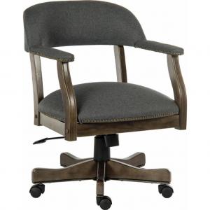 Teknik Office Captain Executive Fabric Office Chair Grey - 6983