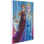 Crystal Art Elsa Anna Olaf 30 x 30cm Kit CAK-DNY700M 12223CB