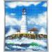 Crystal Art The Lighthouse 21 x 25cm Picture Frame Kit CAM-10 12244CB